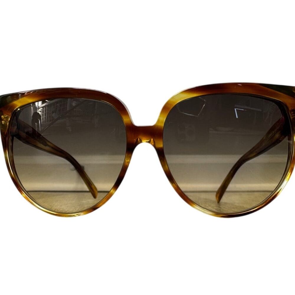 Authentic Celine Paris Oversized Tortoiseshell Su… - image 10
